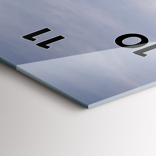 Téglalap alakú üvegóra Barcelona szörfös