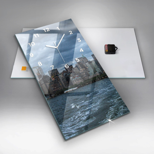 Téglalap alakú üvegóra New York-i panoráma