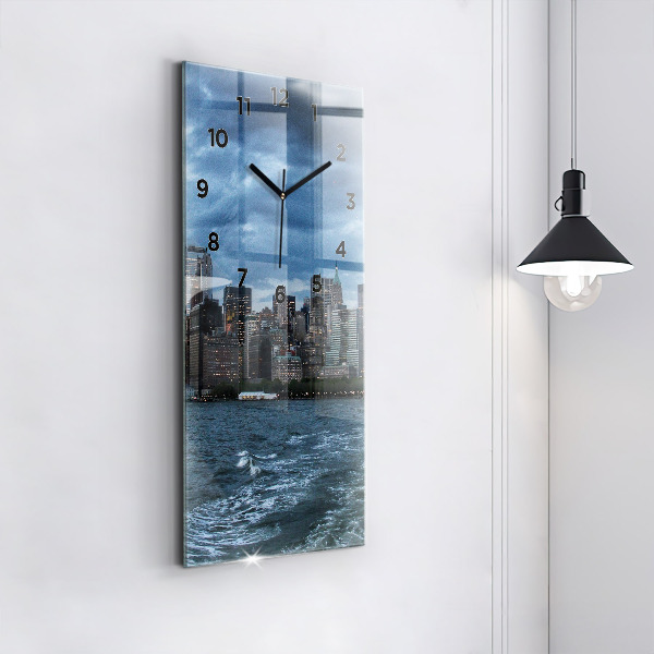 Téglalap alakú üvegóra New York-i panoráma