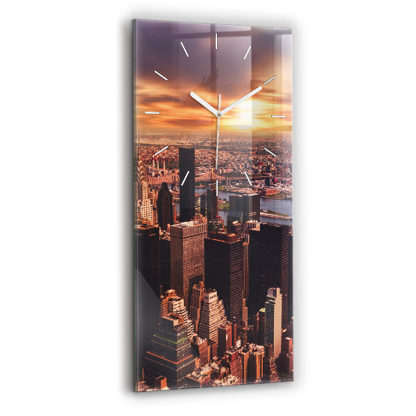 Téglalap alakú üvegóra Panoráma a város nyugati felére