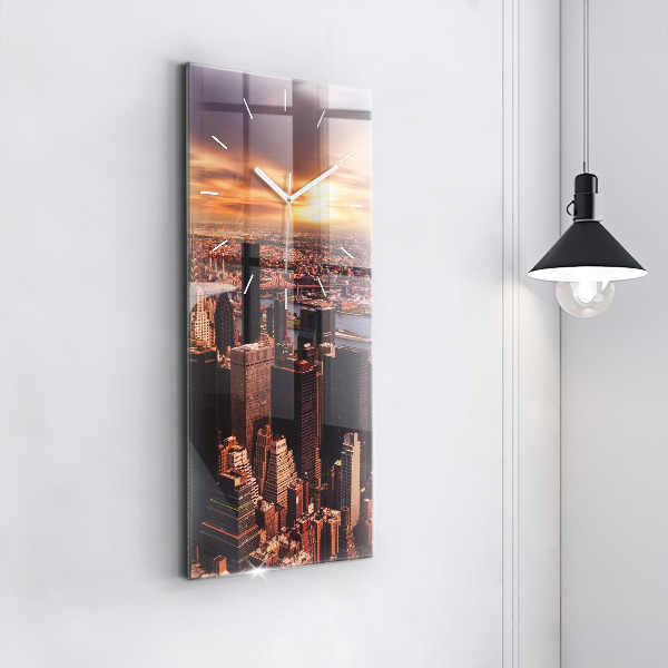 Téglalap alakú üvegóra Panoráma a város nyugati felére