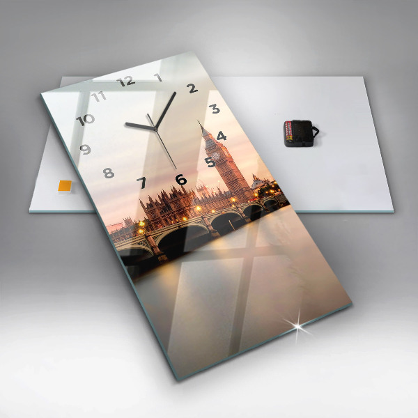 Téglalap alakú üvegóra Big Ben London panoráma