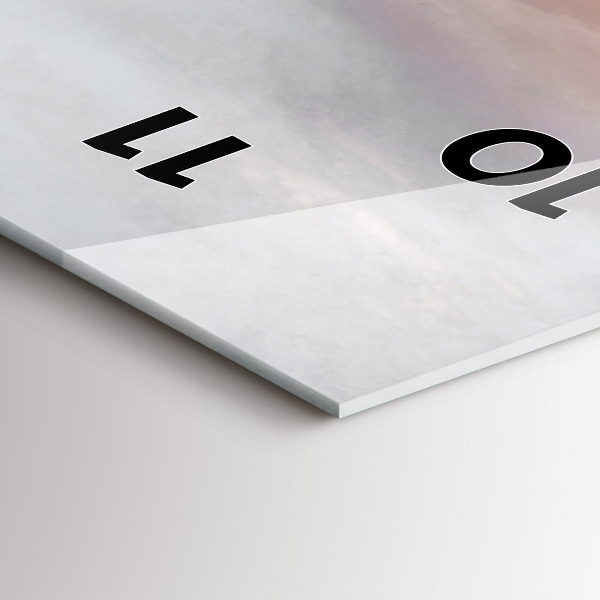 Téglalap alakú üvegóra Városok naplementekor