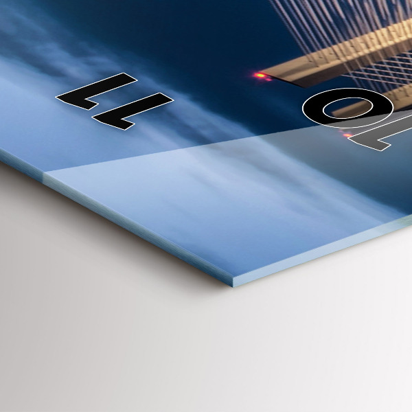 Téglalap alakú üvegóra Rędziński híd Wrocław