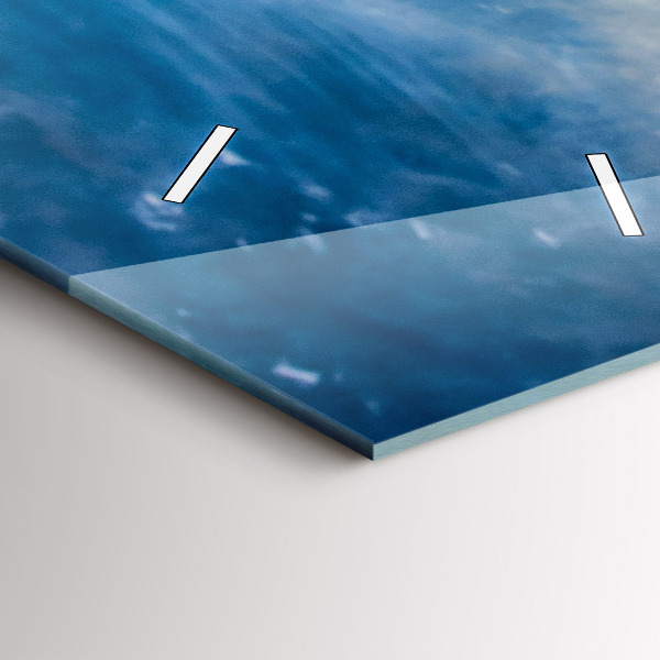 Téglalap alakú üvegóra Napkelte Balti-tenger