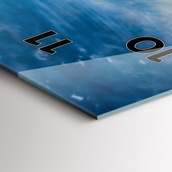 Téglalap alakú üvegóra Napkelte Balti-tenger