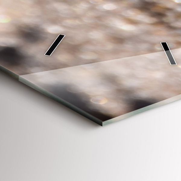 Téglalap alakú üvegóra Tengeri kagylók a tengerparton