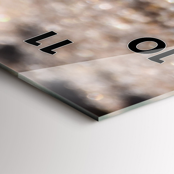 Téglalap alakú üvegóra Tengeri kagylók a tengerparton