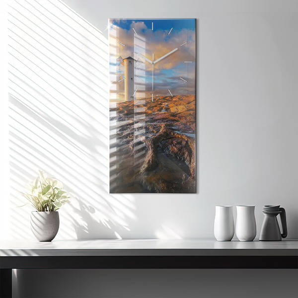 Téglalap alakú üvegóra A világítótorony és a Balti-tenger