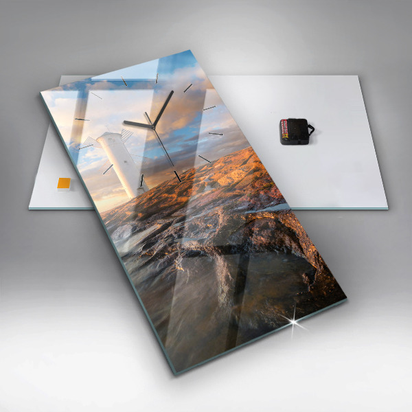 Téglalap alakú üvegóra A világítótorony és a Balti-tenger