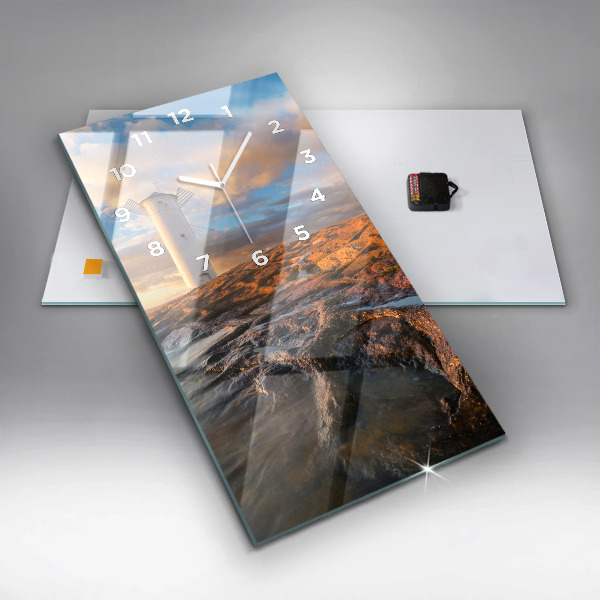 Téglalap alakú üvegóra A világítótorony és a Balti-tenger