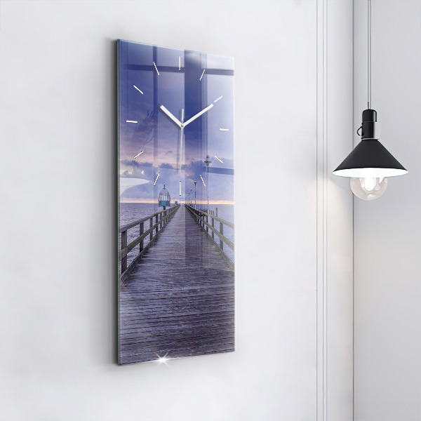 Téglalap alakú üvegóra Móló a Balti-tengeren