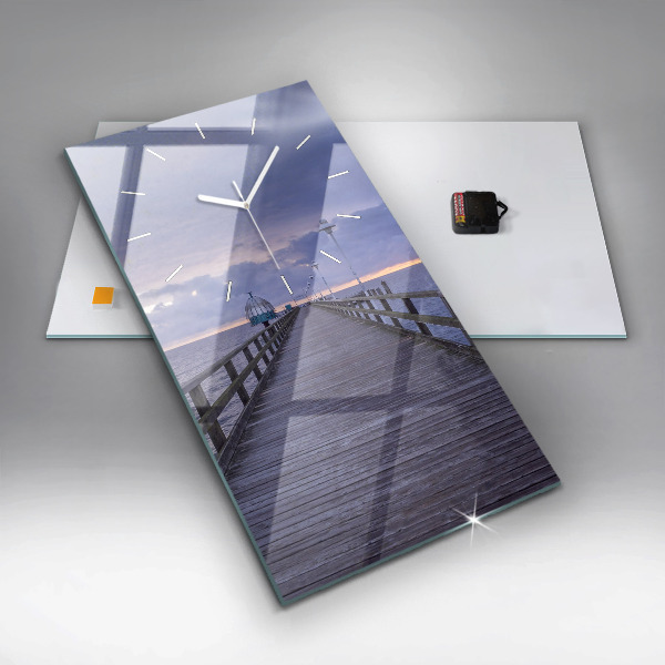 Téglalap alakú üvegóra Móló a Balti-tengeren