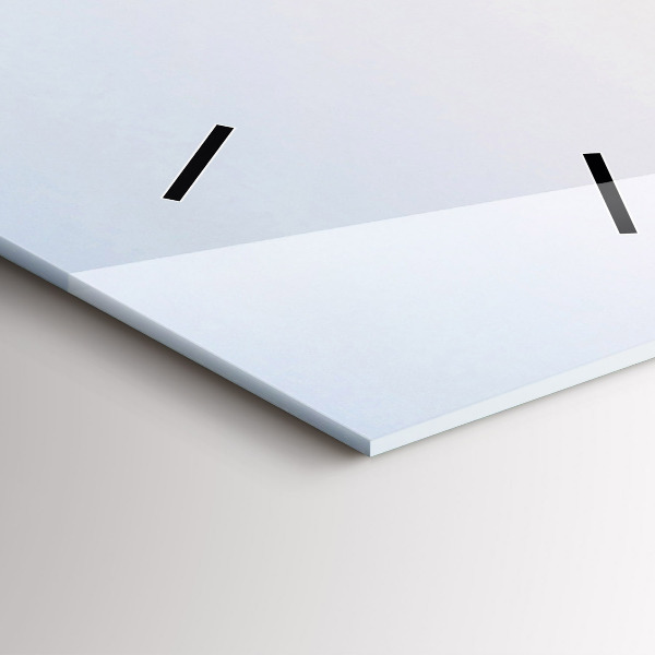 Téglalap alakú üvegóra Tó és hegyek