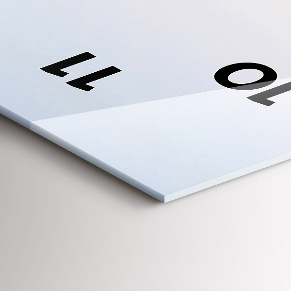 Téglalap alakú üvegóra Tó és hegyek