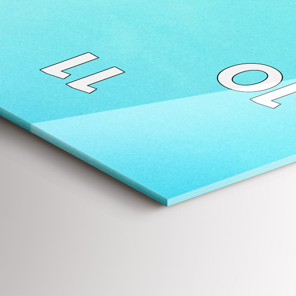 Téglalap alakú üvegóra Hegy és folyó Lengyelországban