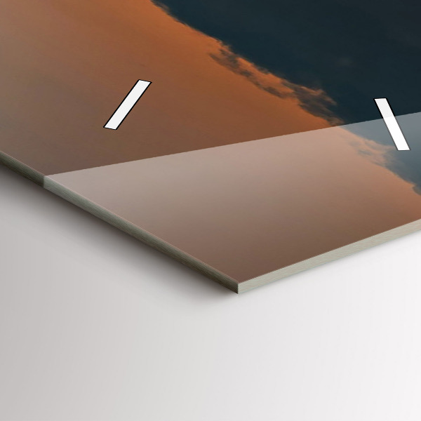 Téglalap alakú üvegóra Napraforgó a réten