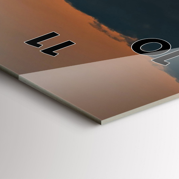 Téglalap alakú üvegóra Napraforgó a réten