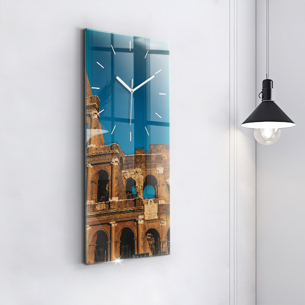 Téglalap alakú üvegóra A Colosseum Olaszországban