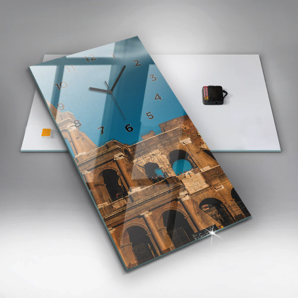 Téglalap alakú üvegóra A Colosseum Olaszországban