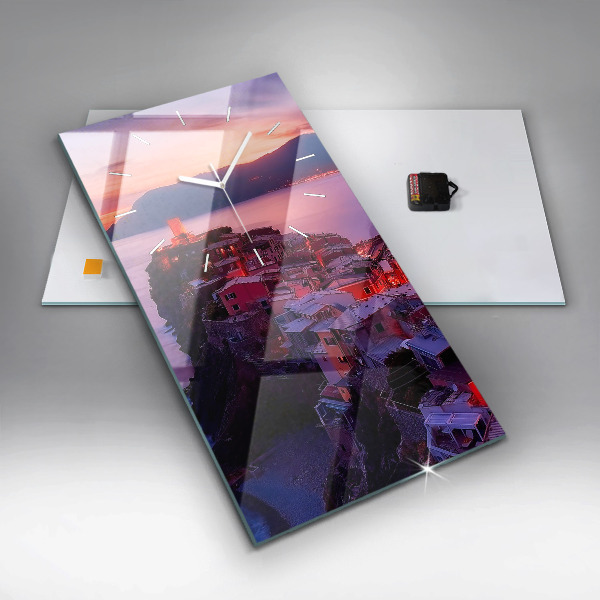 Téglalap alakú üvegóra Emlékek felirat