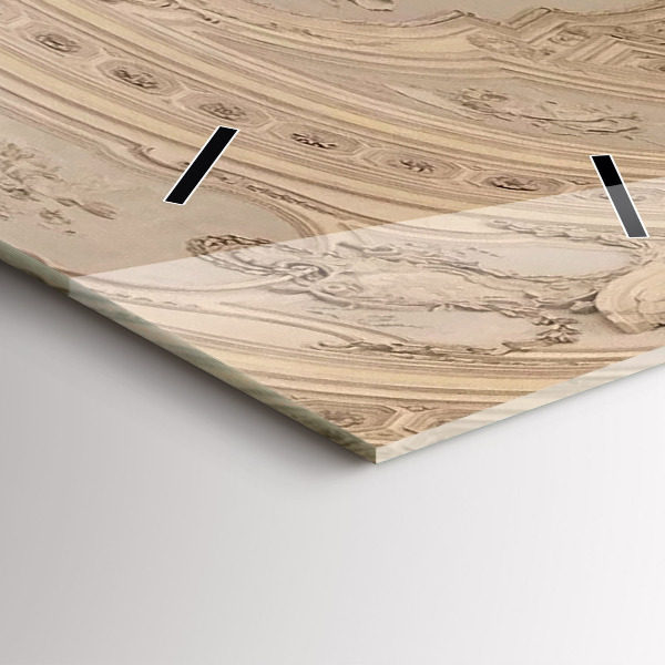 Téglalap alakú üvegóra La Veneria Reale Múzeum