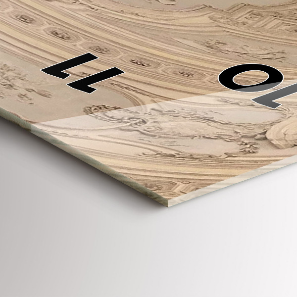 Téglalap alakú üvegóra La Veneria Reale Múzeum