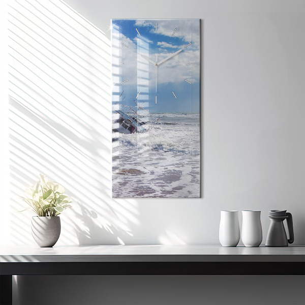 Téglalap alakú üvegóra Elsüllyedt vízi jármű