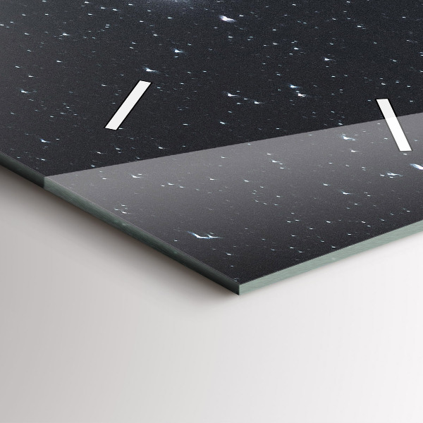 Téglalap alakú üvegóra Hegy a csillagok alatt