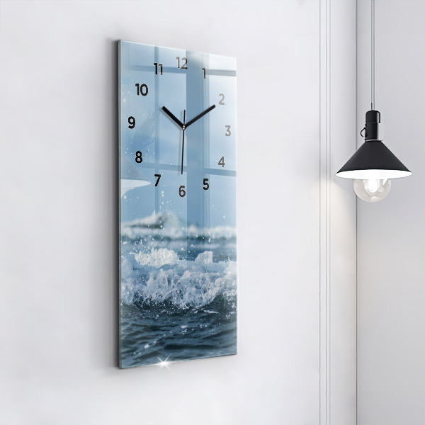 Téglalap alakú üvegóra Tengeri hullám fotózás