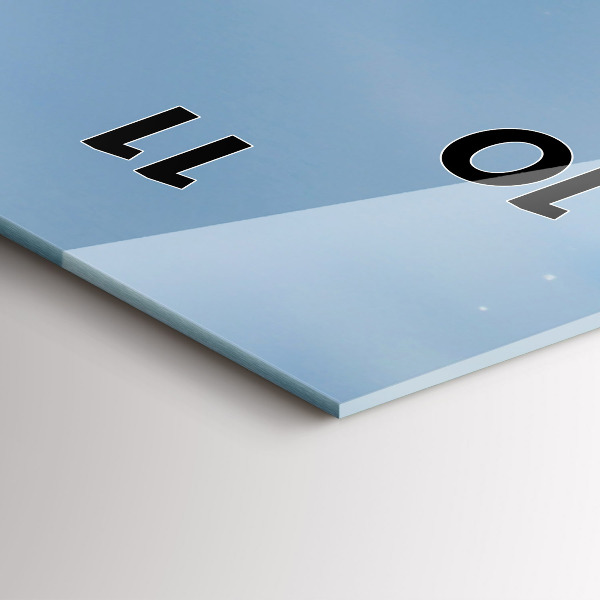 Téglalap alakú üvegóra Tengeri hullám fotózás