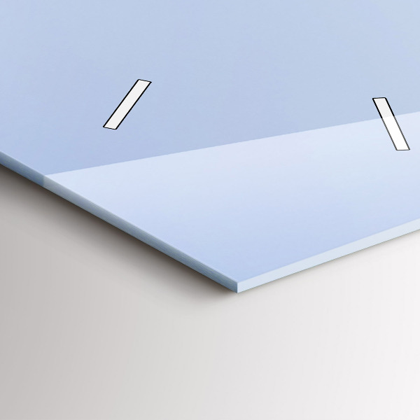 Téglalap alakú üvegóra Hegyek az óceán mellett