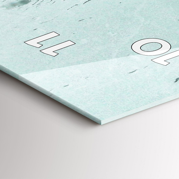 Téglalap alakú üvegóra Esős London