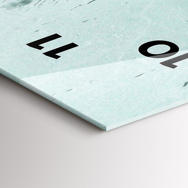 Téglalap alakú üvegóra Esős London