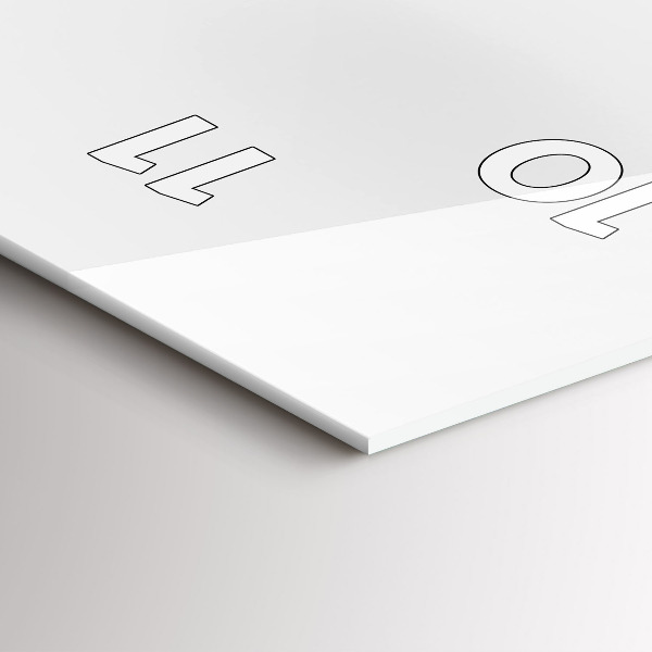 Téglalap alakú üvegóra Városi panoráma