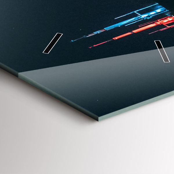 Téglalap alakú üvegóra Chicago városkép