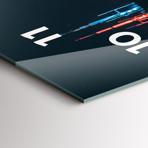 Téglalap alakú üvegóra Chicago városkép