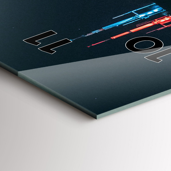 Téglalap alakú üvegóra Chicago városkép