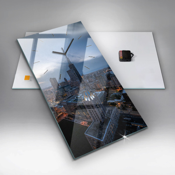 Téglalap alakú üvegóra Fénykép Chicagoról