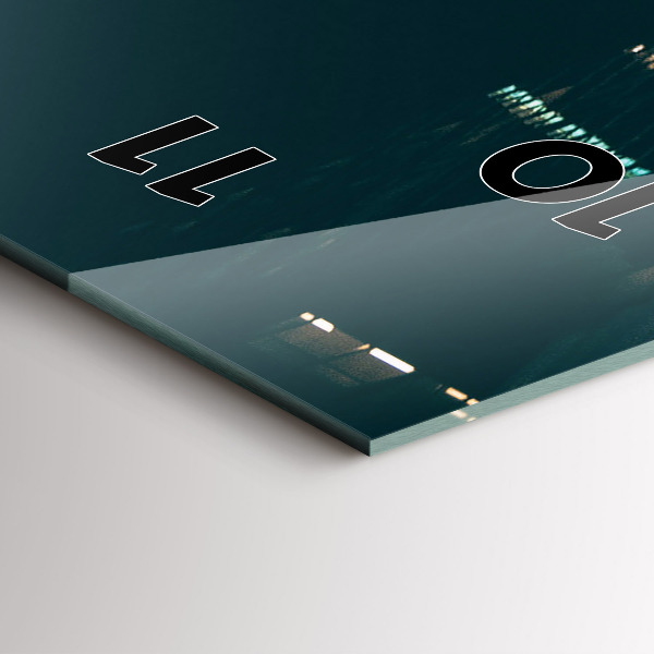 Téglalap alakú üvegóra Hilton Houston