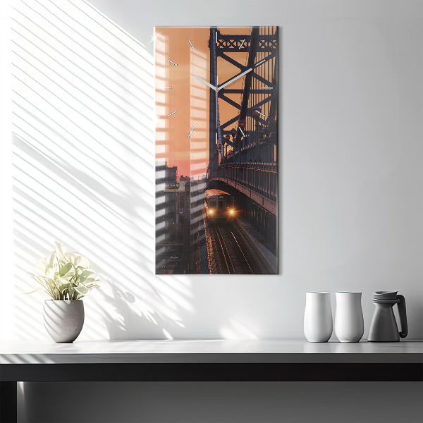 Téglalap alakú üvegóra Benjamin Franklin híd