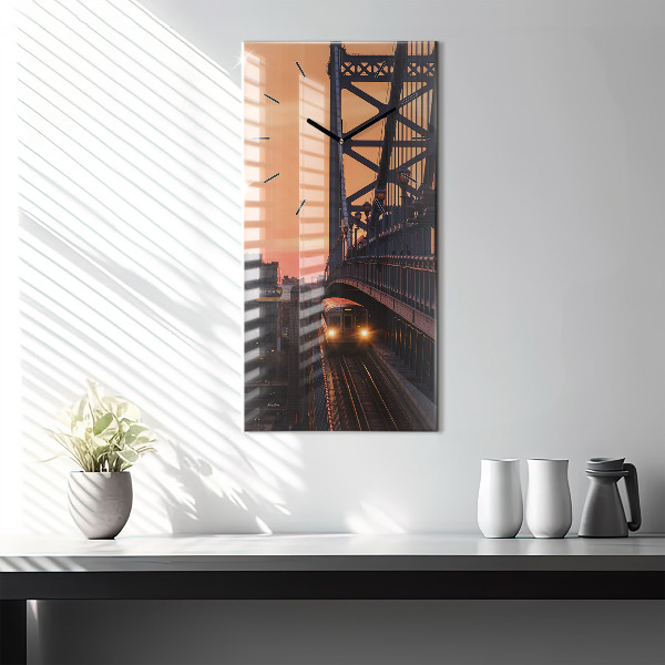 Téglalap alakú üvegóra Benjamin Franklin híd