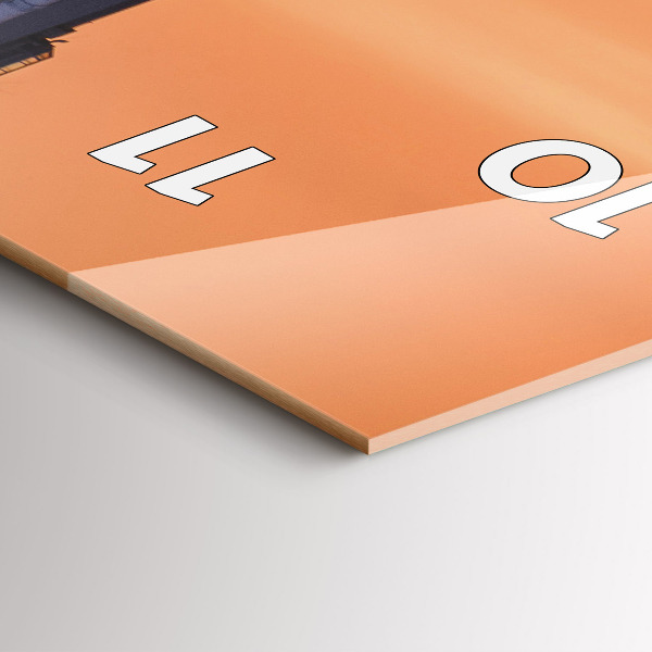 Téglalap alakú üvegóra Benjamin Franklin híd