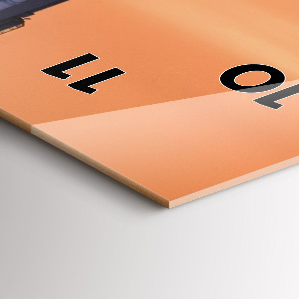 Téglalap alakú üvegóra Benjamin Franklin híd