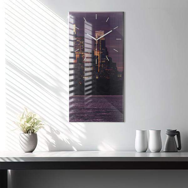 Téglalap alakú üvegóra Philadelphia város látképe