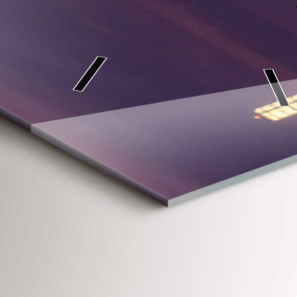 Téglalap alakú üvegóra Philadelphia város látképe