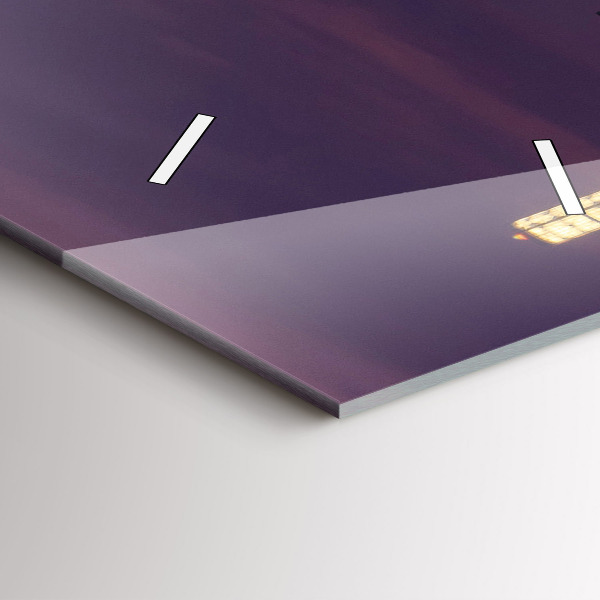 Téglalap alakú üvegóra Philadelphia város látképe