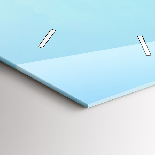 Téglalap alakú üvegóra Tó hegyekkel