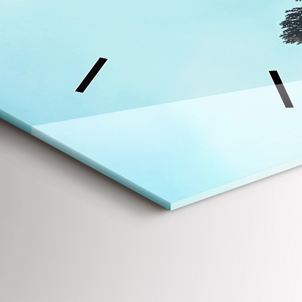 Téglalap alakú üvegóra Hegyek Yellowstone-ban