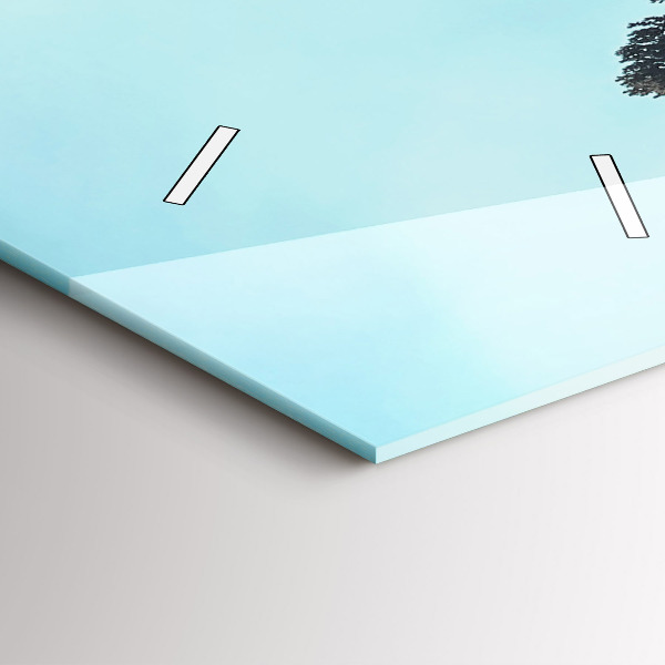 Téglalap alakú üvegóra Hegyek Yellowstone-ban